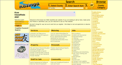 Desktop Screenshot of kazingaclassified.co.uk