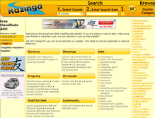 Tablet Screenshot of kazingaclassified.co.uk